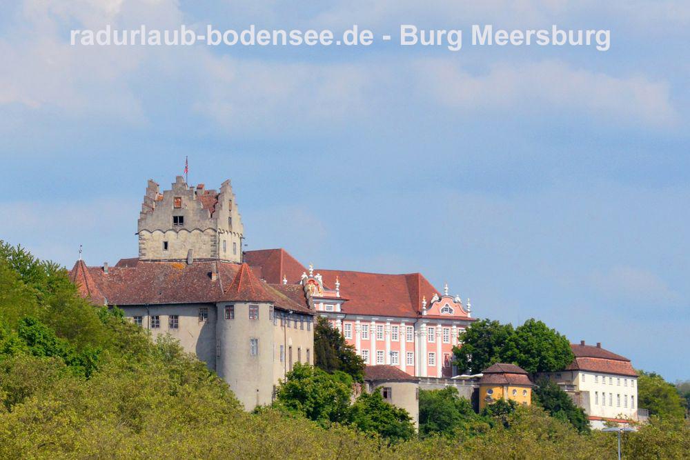 Voyage vélo autour du lac de Constance - Le château-fort de Meersburg